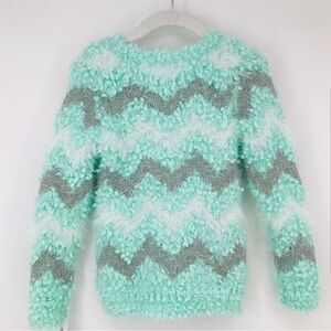 Turquoise/Silver Cat & Jack Sweater